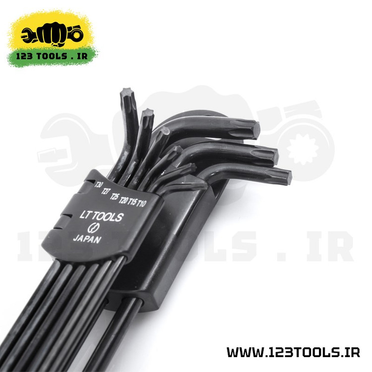 ست آلن کارتی ستاره ای بدون سوراخ لایت ژاپن خیلی بلند مدل TXS9 (مجموعه 9 عددی)