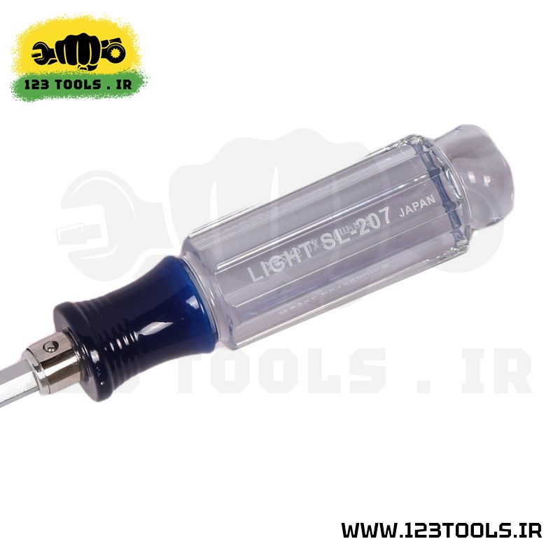 پیچ گوشتی دو طرفه (دوسو و چهارسو) لایت ژاپن شیشه ای مدل SL-207-82T