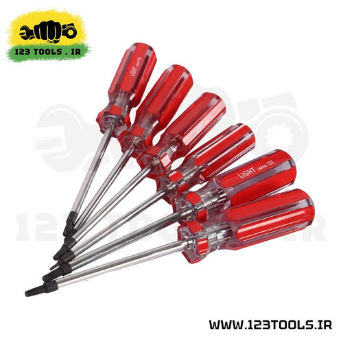 پیچ گوشتی ستاره ای لایت ژاپن 5 پارچه مدل TX-S500
